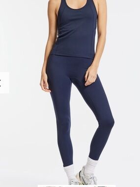 BANDIER Center Stage Leggings Dark Blue Size Small Petite